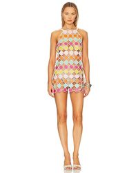 MY BEACHY SIDE - ROBE COURTE MAILLE CROCHET - Lyst
