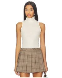 Enza Costa - Cashmere Halter Turtleneck Top - Lyst