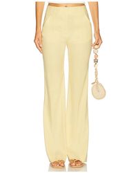 Veronica Beard - Pantalón Komi En Color Amarillo Limon Talla (También En 00, 10, 2, 4, 6, 8) - Lyst