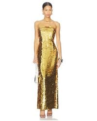 Simon Miller - Sculpty Strapless Sequin Dress - Lyst