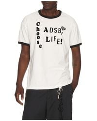 ANDERSSON BELL - Essential Adsb Flocking Ringer T-Shirt - Lyst