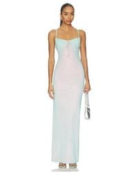Area - Crystal Hotfix Gown - Lyst