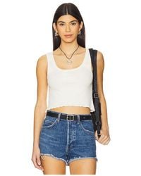 LNA - Ravi Ribbed Tank - Lyst