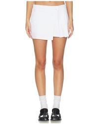 Alexander Wang - Pleated Wrap Mini Skirt - Lyst