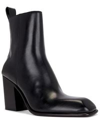 Alexander Wang Carter Lug Ankle Strap Boots in Black | Lyst