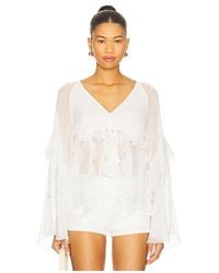 Bardot - Rosalo Ruffle Blouse - Lyst