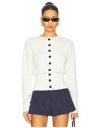 ALL THE WAYS - Brittany Button Up Sweater - Lyst