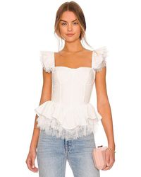 V. Chapman - Sorento Corset Top - Lyst