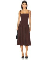 WeWoreWhat - Smocked Drop Waist Midi Dress - Lyst
