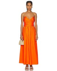 Line & Dot - Midi-Kleid Sunburst - Lyst
