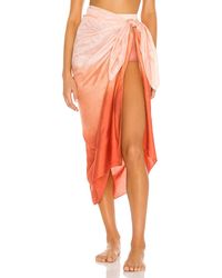 Flagpole Swim West palm pareo - Naranja