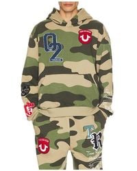 TRUE RELIGION - Logo Patch Hoodie - Lyst