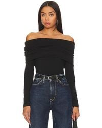 LNA - Lia Fold Over Top En Color Negro Talla (También En Xs, S, M) - Lyst