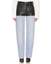 Alexander Wang - Leather Stacked Hem - Lyst