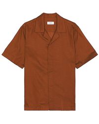 Saturdays NYC - York Camp Collar Short Sleeve Shirt - Lyst