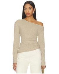 Helmut Lang - Draped Asym Top - Lyst