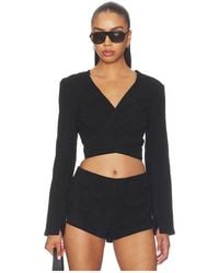 Urban Outfitters - X Revolve Long Sleeve Wrap Top - Lyst