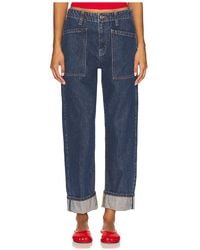 RE/DONE - Originals The Bender Straight Jeans - Lyst