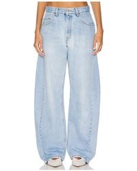 aligrace - Vintage Barrel Wide Leg Jeans - Lyst