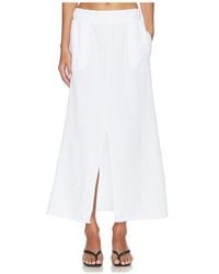 Bobi - Split Front Maxi Skirt - Lyst