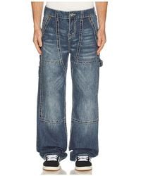 TRUE RELIGION - Vinny Ultra Baggy Carpenter Big T Denim Pant - Lyst