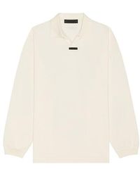 Fear Of God - Pique Long Sleeve Polo - Lyst