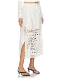 Sea - Gardener Embroided Skirt - Lyst