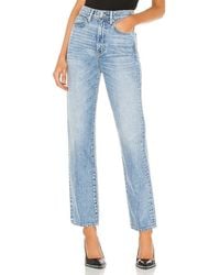 SLVRLAKE Denim - London High Rise Straight Jeans - Lyst
