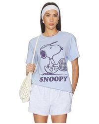 Junk Food - Snoopy Tennis Tee - Lyst