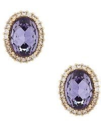 Anton Heunis - Omega Clasp Oval Earrings - Lyst