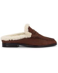 Jonathan Simkhai - Dean Shearling Loafer Mule - Lyst