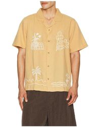 Marine Layer - Sol Embroidered Resort Shirt - Lyst