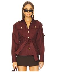 GIUSEPPE DI MORABITO - Camisa Abotonada En Color Wine,Burgundy Talla (También En 38, 40) - Lyst