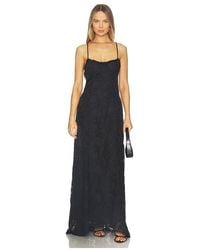 Runaway the Label - Ellerby Frill Trim Maxi Dress - Lyst