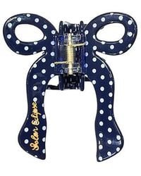 Solar Eclipse - Hand-Painted Coquette Bow Claw Hair Clip - Lyst