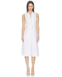 L'Agence - Kylo Belted Shirt Dress - Lyst