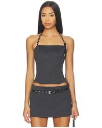 With Jean - Iris Top - Lyst