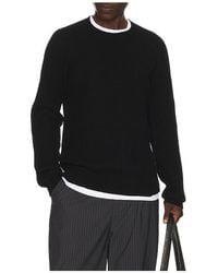 Schott Nyc - Ribbed Wool Crewneck Sweater - Lyst