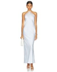 MAJORELLE - Vestido Largo Libbie En Color Bebe Azul Talla En - Lyst