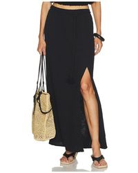Bobi - Belted Maxi Skirt - Lyst