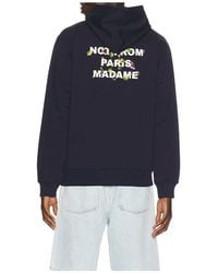 Drole de Monsieur - Vine Embroidered Slogan Hoodie - Lyst