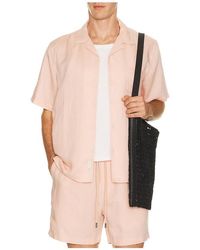 Onia - Air Linen Convertible Vacation Shirt - Lyst