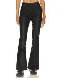 Hudson Jeans - Barbara Faux Leather High Rise Flare - Lyst