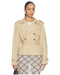 GOOD AMERICAN - Cropped Trench Jacket - Lyst