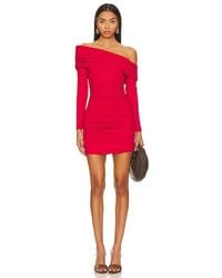 Susana Monaco - Gathered Off The Shoulder Dress - Lyst