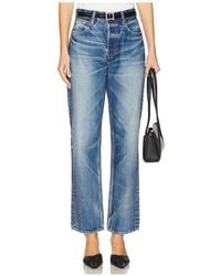 Moussy - Hose Mit Weiter Passform Und Geradem Bein Maspeth - Lyst