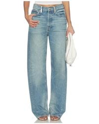 Alexander Wang - Float Mid Rise Relaxed Jeans With Crystal Beltloops - Lyst