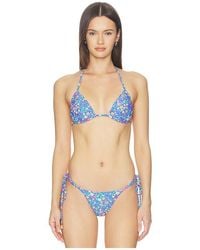 Kulani Kinis - Padded Bind Triangle Bikini Top - Lyst