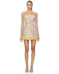 Bronx and Banco - Amalfi Pailette Liv Strapless Mini Dress - Lyst