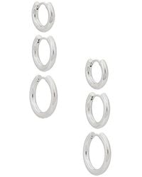 Shashi - Triples Hoop Set Of 3 - Lyst
